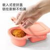 Bandeja de Gelo Nova Congelada para Sopa Caixa de Gelo Grau Alimentício 2 Furos 4 Furos Molde de Bandeja de Gelo de Silicone Congelamento de Suplemento Alimentar de Silicone