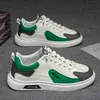 Otoño 2026 Nuevo de Moda Panel de Cuero Casual Estilo Coreano Estudiante Suela Suave Todas las Estaciones Impermeable Tenis Blancos Z908-1