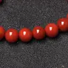 Cuentas de Ágata Natural de Grado Rojo del Sur, Cuentas Redondas para Joyería DIY, Accesorios para Collares y Accesorios para Manos al por Mayor