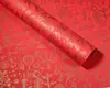 Papel de Presente Vermelho Chinês para Festival da Primavera Casamento Ano Novo Festivo Vermelho Rico Dourado Nuvem da Sorte Papel Decorativo para Presente