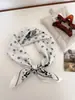 Bufanda de Seda Imprescindible para Blogueros Estilo Coreano, Bufanda Cuadrada Sedosa y Fresca, Bufanda Decorativa para la Cintura, Bufanda para el Cuello, Pañuelo para la Cabeza, Bufanda de Viaje con Estampado Paisley