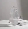 Jarrón de Vidrio, Transparente, Lujo Ligero, Sensación de Alta Gama, Arreglo de Flores Hidropónicas para Sala de Estar, Flores Frescas, Estilo Vintage Francés, Adorno Decorativo para Escritorio