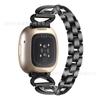 Para Fitbit versa4/sense2 cuerno + correa metálica grande X Versa3 inteligente simple nuevo
