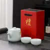 Juego de Té Kung Fu de Cerámica Ge Ware Juego Completo para el Hogar Tetera de Cerámica Tazas Recipiente para Té Actividad de Empresa Souvenirs de Negocios Regalos