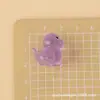 Accesorios de resina, animal foca marina luminoso 3D, pegatinas para funda de teléfono con pegamento de crema DIY, adornos de paisaje en miniatura, llaveros