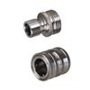 Venta caliente transfronteriza 3/4 rosca estándar americano acero inoxidable tubo de pistola de agua para jardín lavadora de alta presión juego de 8 piezas conector rápido