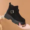Zapatos de Algodón Cálidos con Forro de Felpa para Mamá de Invierno, Botas Birkenstock, Botines de Suela Gruesa, Botas de Plataforma con Suela Gruesa para Mujer