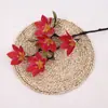 5 Flores de Magnólia Pequenas, Arranjo de Flores Artificiais para Loja de Roupas, Flores Artificiais de Haste Alta para Chão, Toque Realista, Flores de Magnólia Pequenas do Lago Oeste, Em Estoque para Atacado