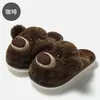 Chinelos de inverno femininos para casa, fofos e peludos, quentes e antiderrapantes, disponíveis para atacado, também disponíveis em modelos masculinos