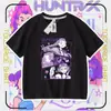 Novo Kpop Caçadores de Demônios Caçadores de Demônios Grupo de Garotas Camiseta de Manga Curta de Gola Redonda Infantil Masculina e Feminina Top Básico Verão