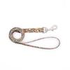 Set de Correa para Perro Nuevo Impreso de Poliéster Transfronterizo para Mascotas Pequeñas y Medianas Teddy Pomerania, Collares y Anillos para el Cuello de Mascotas al por Mayor