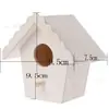 Casa de pájaros de madera para mascotas, juego de manualidades DIY, decoración de jardinería, manualidades de graffiti hechas a mano, producto nuevo transfronterizo