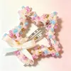 Lindo pasador lateral de peluche para niños, pinza para el cabello versátil y elegante para niñas, dulce y para uso diario accesorio para el cabello de estrella de cinco puntas BB
