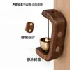 Campainha de porta estilo dopamina, uma campainha de madeira para a entrada, apresentando um novo design estilo chinês com fixação magnética, servindo como um pequeno sino para alertá-lo quando alguém entra
