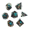Dados de Resina Longan para D&D Producto Más Vendido en Amazon Grupo de Corredores Coc Cápsulas D20-D47