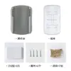 Herramienta para Rascar y Asear Gatos Mascotas, Peine de Bola Menta, Juguete de Entretenimiento para Gatos en Esquina de Pared, Juguete de Autoentretenimiento, Gadget para Eliminar Pelo y Aliviar la Picazón