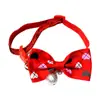 Nuevo Sombrero para Mascota del Día de San Valentín, Set de Collar, Correa y Adorno para la Cabeza para Gato y Perro, Blanco, Lindo para el Día de San Valentín