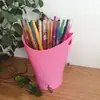 Aishangli Cesto de Armazenamento de Mesa Estilo Japonês Lixeira Mini de Plástico Porta-Pincéis de Maquiagem Armazenamento de Brinquedos