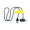 Cable Inteligente con Puerto USB Previene Reinicios Carplay Android Auto Adaptador de Cable de Alimentación 12V para Coche Conexión de Tres Vías