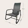 Cadeira de lazer cadeira de metal para exterior mesa dobrável para pátio café quiosque de chá com leite proteção solar cadeira de ferro forjado simples moderna