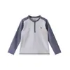 Sudadera Infantil con Media Cremallera y Manga Larga para Niños y Niñas, Nuevo Estilo Otoño/Invierno, Forro Polar, Que Absorbe la Humedad, Absorbe el Sudor, Ropa de Entrenamiento, Ropa de Ciclismo para Niños Mayores