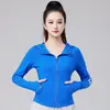 2026 Protección Solar Cremallera Running Fitness Secado Rápido Elástica Casual Ajuste Holgado Estampada Manga Larga Deportes al Aire Libre Versátil Chaqueta