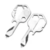 Herramienta Mini de Bolsillo Transfronteriza 24 en 1 Llavero Llave Inglesa Colgante de Acero Inoxidable Puede Girar Tornillos Abrebotellas