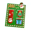 Marcapáginas Magnético Navideño Lindo Papá Noel Soporte de Página para Leer Papelería de Estudio Regalo Regalo de Navidad para Estudiante