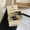 Estilo Minimalista Plata Metálica Línea Ondulada Pasador Geométrico Rectangular Gota de Agua Pinza de Pato Pasador para Flequillo