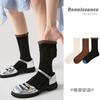 Calcetines Finos de Cristal Primavera Verano Estilo Japonés Estilo Ballet Media Pantorrilla Calcetines para Mujer Encaje de Cass Calcetines de Princesa