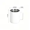 Vaso Artesanal Portátil de Doble Capa Explosivo Termo Vaso con Ventosa para el Hogar Creativo Vaso de Acero Inoxidable Taza de Café Vaso para Agua