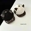 Gorra para niños, nuevo producto de otoño, gorra de béisbol elegante con estampado de leopardo para niños y niñas, visera suave, sombrero para protección solar en viajes al aire libre
