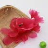 0371 fabricantes al por mayor para mujer corsage de gasa de cuerno europeo y americano tocado de novia accesorios para ropa sombrero