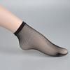 Calcetines de Red Calados Cruzados Estilo Europeo y Americano para Mujer, Calcetines de Malla Grande, Calcetines de Encaje, Calcetines Cortos de Malla Mediana