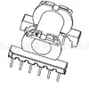 Estrutura de Transformador Erl28 Estrutura de Baquelite Erl29 Bobina de Estrutura de Alta Frequência Pino Horizontal 6+6 2832