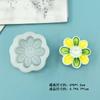 Molde de Silicona Expresión de Amor Flor Sonriente Linda Aromaterapia Yeso Decoración Salida de Aire Molde Tazón Molde para Pastel