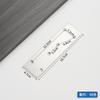 Conector de muebles con soporte fijo de ángulo recto de 90 grados engrosado de acero inoxidable, placa laminar, placa plana, fijador de hierro angular