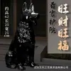 Perro de Cerámica Tang Sancai Adornos de Perro Perro del Zodiaco Decoraciones para el Hogar Decoración de Vestíbulo Perro Lobo Regalo de Inauguración