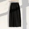 Calça Casual Tio Rabanete para Mulheres Primavera e Verão 2026 Cordão Cintura Elástica Cintura Alta Perna Reta Calças Casuais para Mulheres