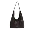 Bolso de Mano con Tachuelas de Gamuza Estilo Retro Coreano para Mujer 2026 Otoño/Invierno Nuevo de Gran Capacidad para el Trabajo con Correa al Hombro