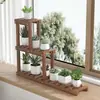Estante para Flores en Repisa de Ventana, Soporte para Plantas Suculentas, Estante de Macetas de Múltiples Niveles para Ventana Saliente de Balcón, Estante de Flores de Pie para Sala de Estar Interior