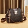 Bolsa mais vendida Bolsa Balde Feminina de Grande Capacidade 2025 Nova Chegada Bolsa de Ombro Transversal Estampada Fashionável Portátil Bolsa Feminina Transfronteiriça