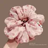 Scrunchie Rosa de Puntos Súper Lindo para Mujer, Nuevo Modelo 2026, Goma Elástica de Alta Gama para el Cabello, Cuerda para Cola de Caballo
