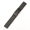 Correa de acero para reloj inteligente Apple iWatch, correa de acero inoxidable de tres cuentas para Huawei TG.