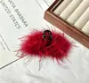 Presilha de Cabelo Moderna com Pena de Avestruz para Coque na Nuca, Presilha Garra de Pena, Versátil de Inverno Grande 13cm Presilha de Cabelo com Pena Atacado