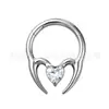 Pingente de liga de titânio F136 Brincos de argola para nariz Joias para piercing corporal de liga de titânio G23 Atacado de Piercings para Nariz