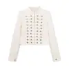 Venta Caliente Transfronteriza de AliExpress Nuevas Llegadas Primavera 2026 Chaqueta de Mezclilla Ajustada Favorecedora Adelgazante para Mujer 0695074