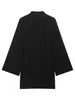 Moda Femenina 2026 Nuevo Modelo de Exportación Transfronteriza Estilo Chino Mejorado Cuello Alto Hueco Botones Manga de Campana Ajustado Vestido Corto