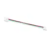 Fivela de conexão rápida 8mm sem solda conector de condutor 3 pinos conector para barra de luz LED temperatura de cor dupla conector simples e duplo fio