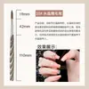 Pluma de uñas de fábrica transfronteriza al por mayor, varilla de madera con veta japonesa, pluma de tallado, pluma de cristal, herramientas para uñas, pincel para uñas en stock